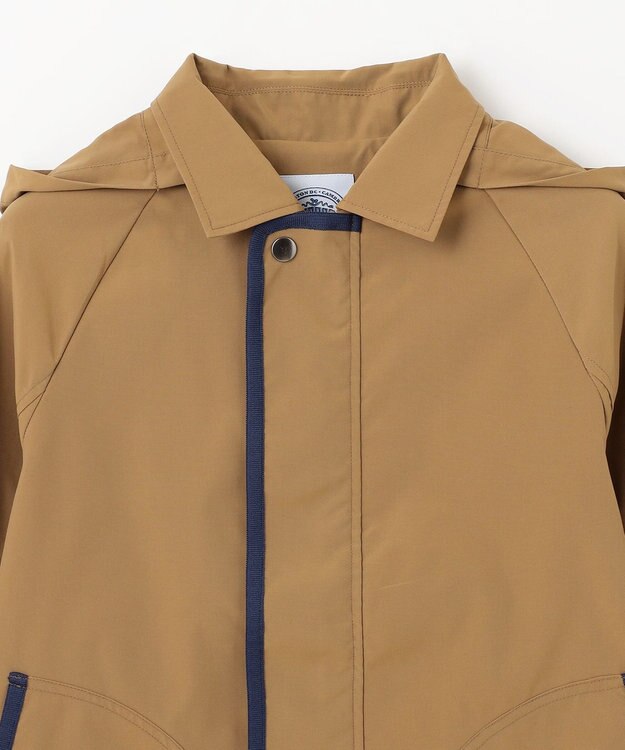 J.PRESS KIDS 【140-170cm】フード付きステンカラー ブルゾン ベージュ系