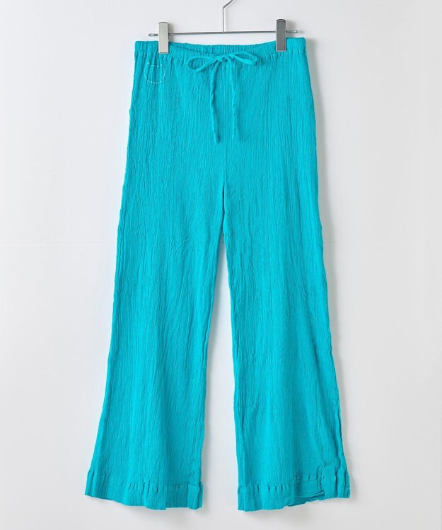 crêprie tsumori chisato creperie WIDE PANTS クレプリ ワイドパンツ TURQUOISE BLUE