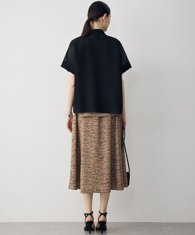 ICB 【30th ANNIVERSARY】シアーライトリュクス ニットジャケット ブラック