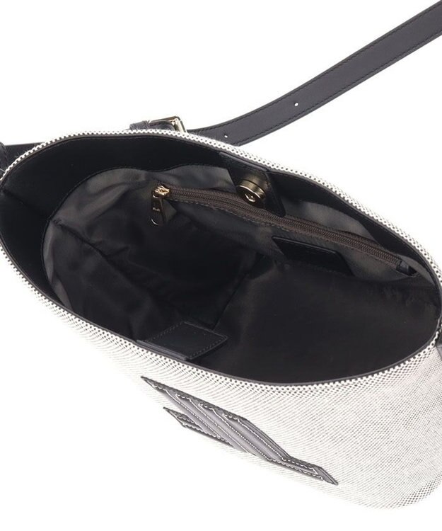 LANVIN en Bleu ヴィジュキャンバス ショルダーバッグ ブラック