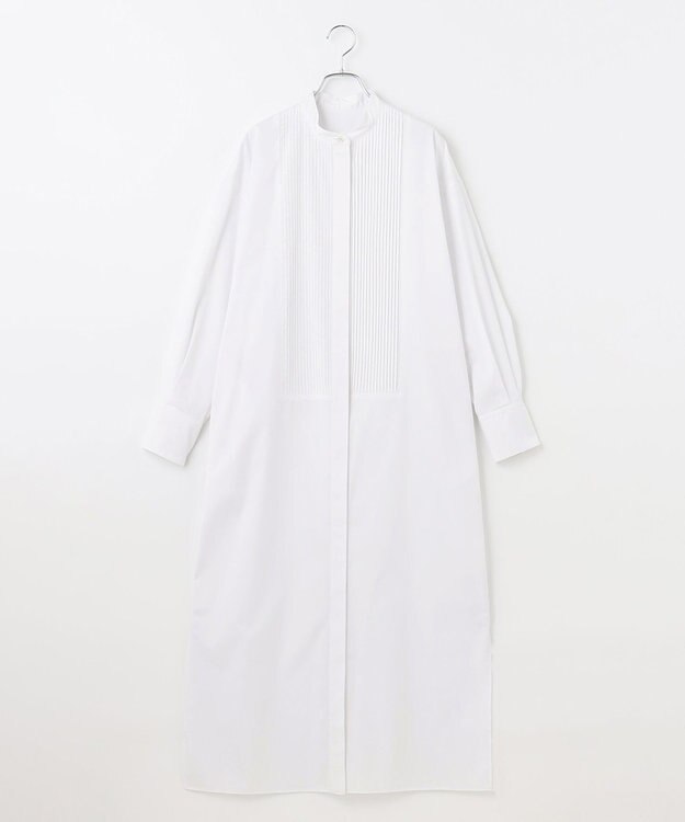 #Newans 【ANSWER for Co-Creation】ピンタックデザインワンピース ホワイト系