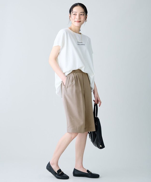ANY ブリーズタックハーフパンツ（セットアップ着用可） サンドベージュ