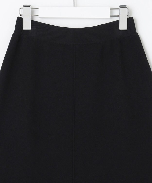 自由区 【WEB限定/洗える/セット着用可】レーヨンストレッチ タイトスカート ブラック系