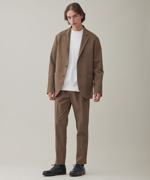 UNFILO MENS コットン クルーネックTEE [23年秋冬商品] シロ