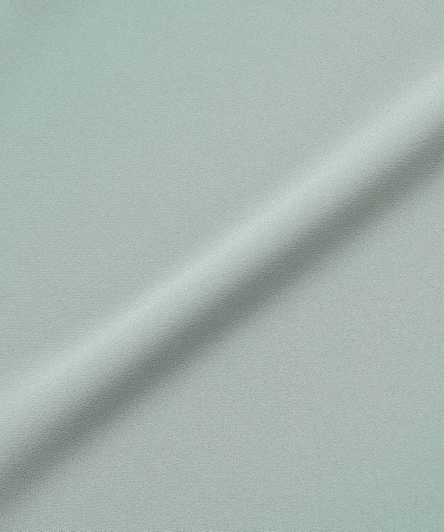 自由区 L 【セットアップ対応・洗える】トリアセジョーゼット  パンツ ライトグリーン系