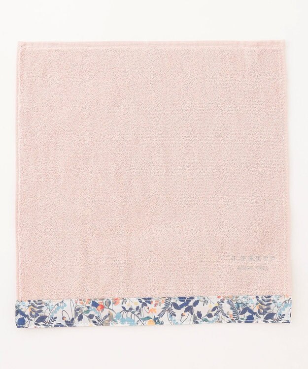 J.PRESS LADIES 【liberty】タオルハンカチ ピンク系