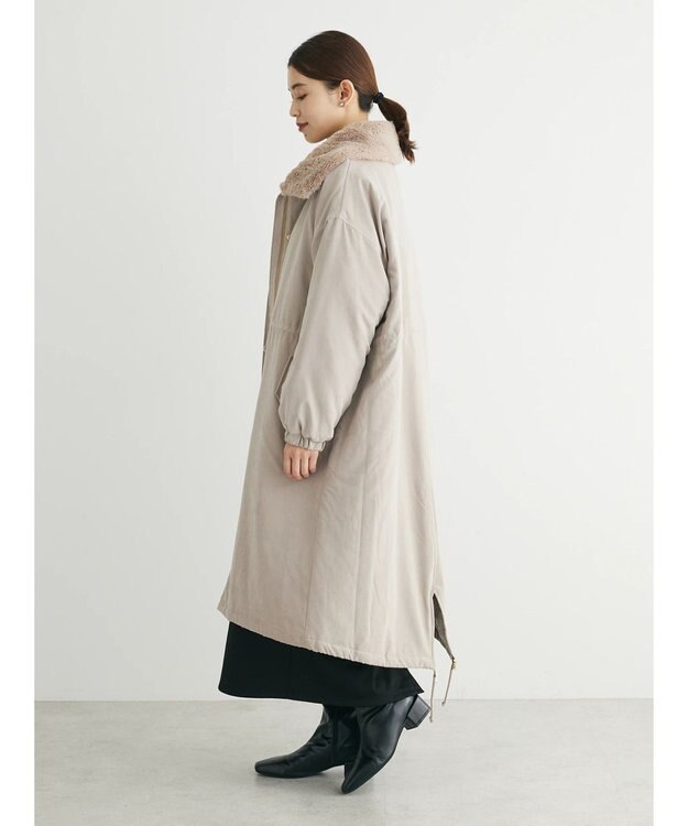 Green Parks ・ＥＬＥＮＣＡＲＥ　ＤＵＥ　中綿モッズロングコート Beige