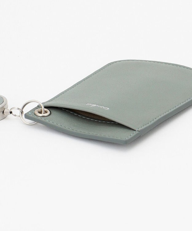 airlist リール付きパスケース Tram トラム ハーブグリーン