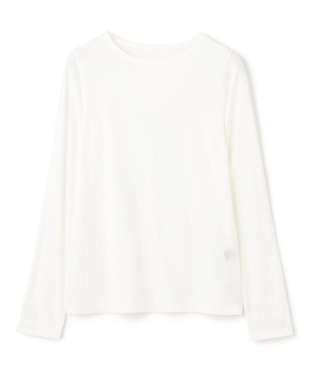 uncrave アルビニスタシフォン ボートネック カットソー（uncrave STANDARD） オフ