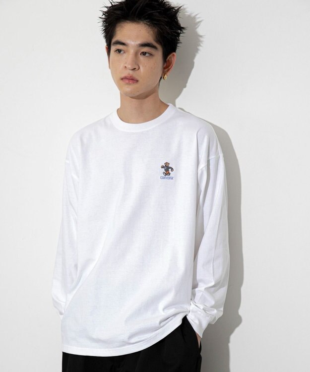 WEGO 【ユニセックス着用ITEM】CONVERSEワンポイントT（LS） 柄3