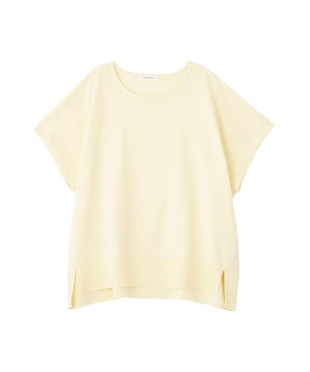 AMERICAN HOLIC ウォッシャブル デイリーニットプルオーバー Yellow