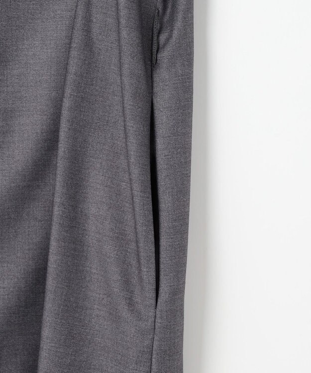 J.PRESS LADIES S ギャバストレッチ ワンピース グレー系