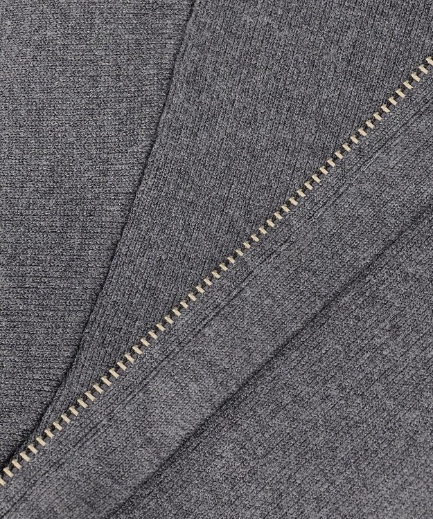 NAVE 【ReNAVE・洗える】スムースニット トラックジャケット グレー系