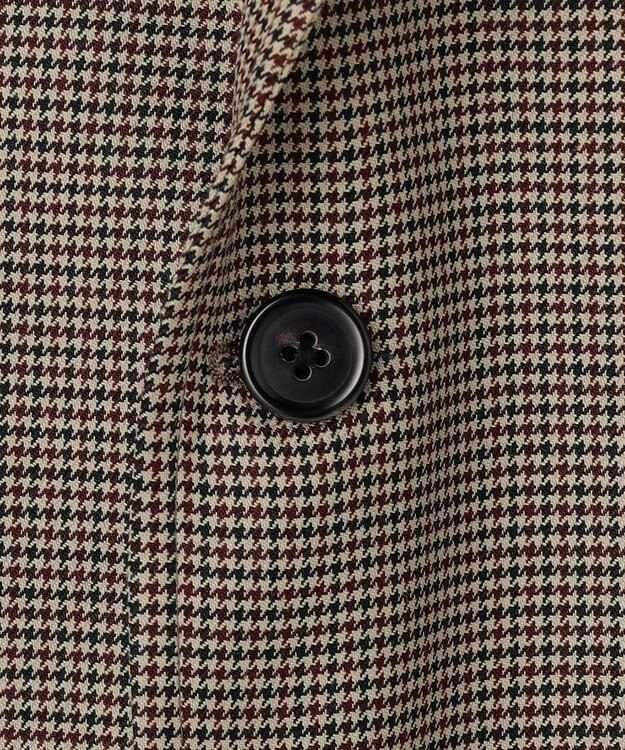 J.PRESS MEN 【J.PRESS ORIGINALS】【UNISEX】Wool Polyester Gunclub Check 3B Jacket / Baggy-Fit ベージュ系3