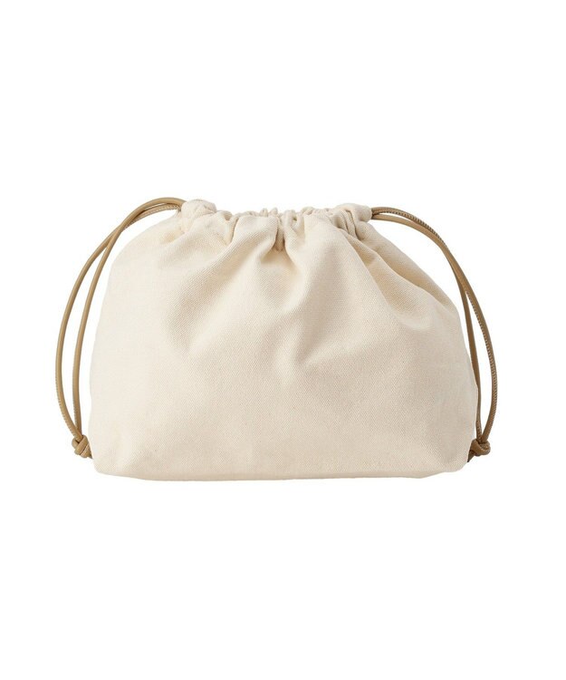 Green Parks 巾着付きＰＶＣトートバッグ Beige