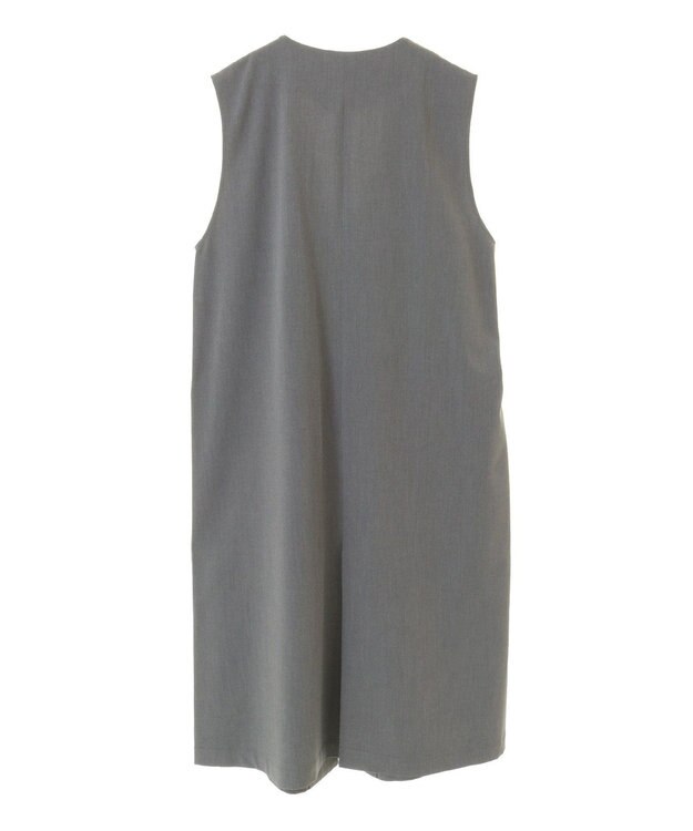 AMERICAN HOLIC Ｖネックロングジレ Gray Mixture