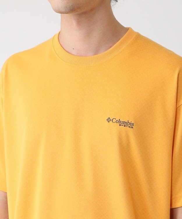 Columbia Columbia/ ディスペアベイオムニフリーズゼログラフィックショートスリーブTシャツ /コロンビア Summer Orange