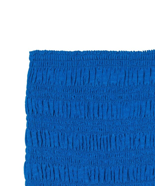 JOSEPH テクスチャードシルク　スカート Siam Blue