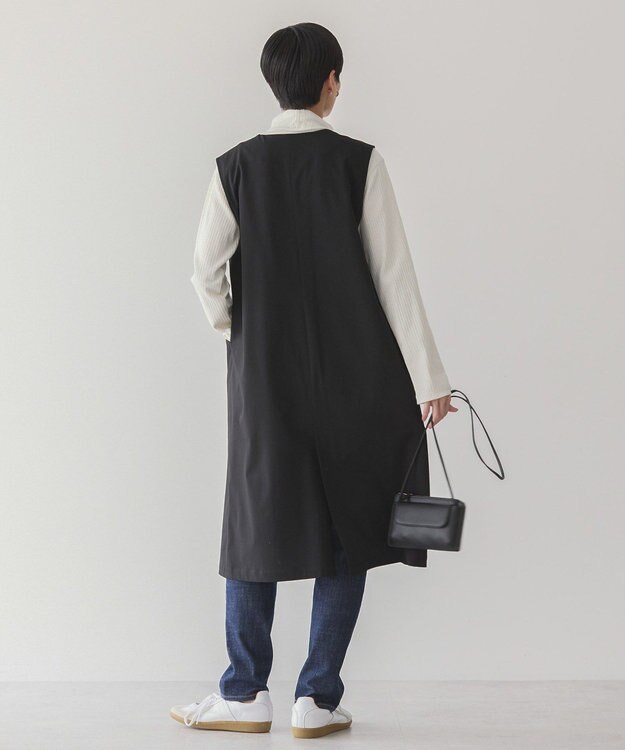 AMERICAN HOLIC Ｖネックロングジレ Black
