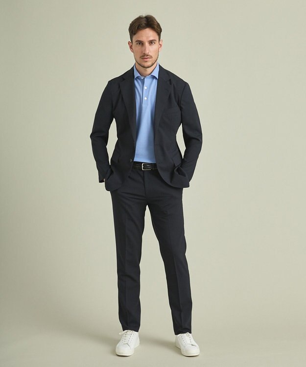 GOTAIRIKU 【AIRY MOVE / セットアップ対応】T/Ｗ Dot Air ジャケット ネイビー系