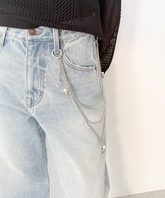 WEGO LパールMIXチャームウォレットチェーン 柄2