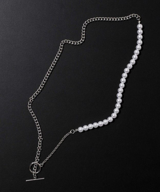 WEGO Mパールミックスチェーンネックレス 柄1