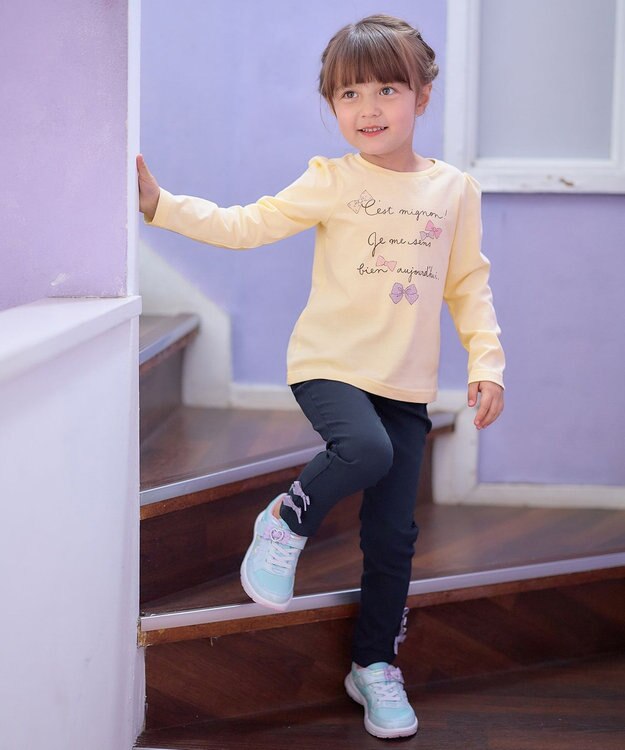 ANY KIDS 7days ガーリー パンツ ネイビー