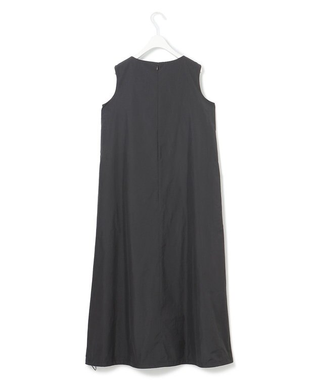 ICB L 【洗える】 ハイマルチメモリータフタ ワンピース チャコール系