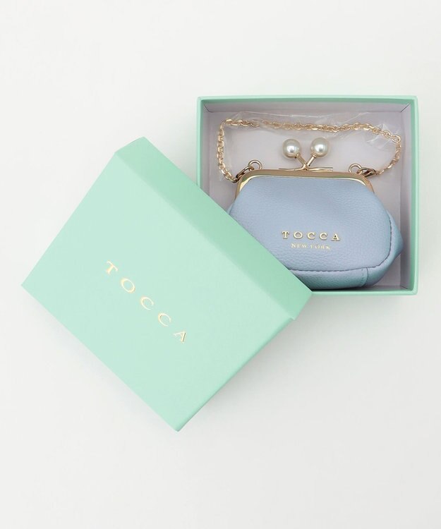 TOCCA POINT OF PEARL EARHOLDER 小物入れ ブルー系