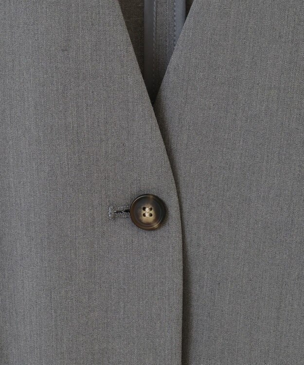 AMERICAN HOLIC Ｖネックロングジレ Gray Mixture