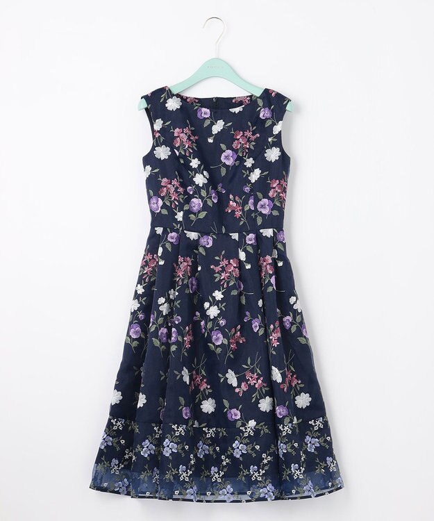 TOCCA 【キャンセル分販売！】【受注生産】 【洗える！】Queen Necklace Dress ドレス ネイビー系