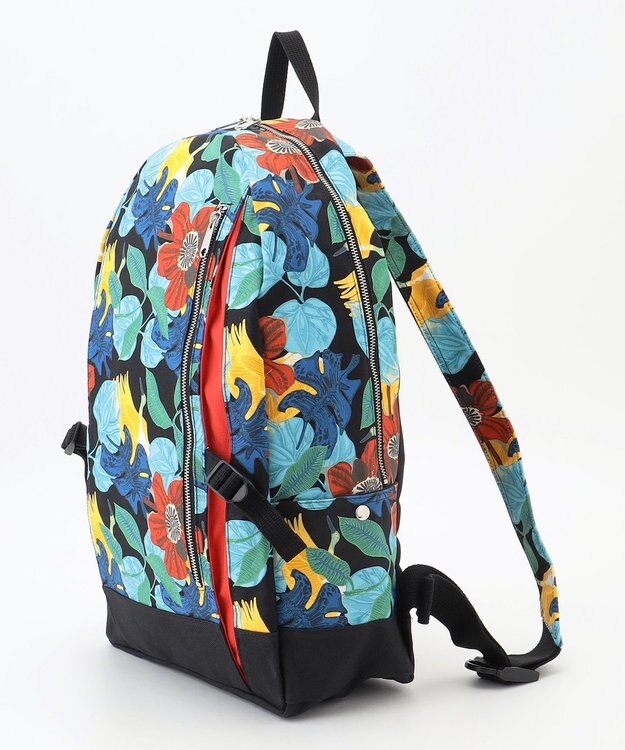 YUSHI R.C - RUCKSACK　ボタニカル柄 リュックサック ブラック