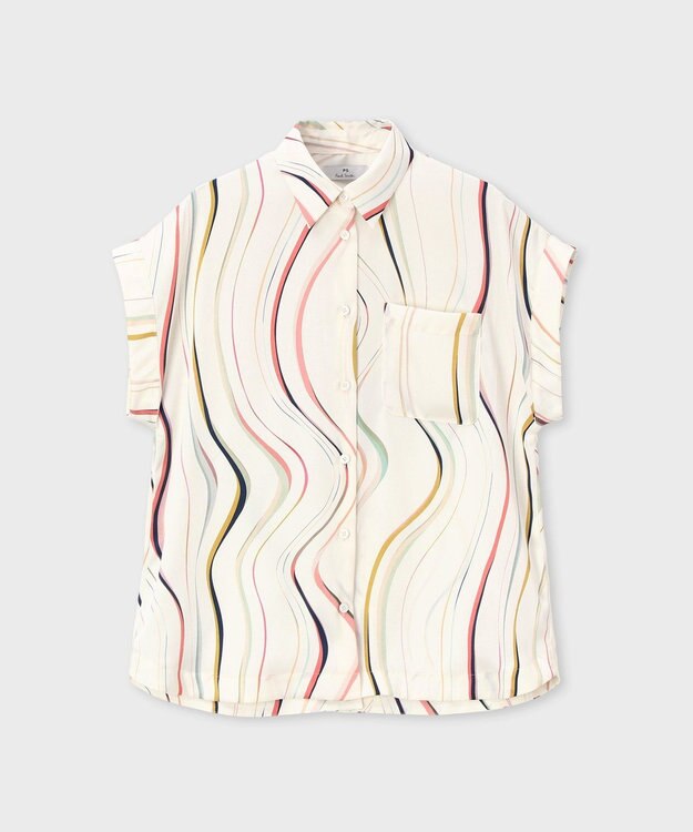 Paul Smith Summer Swirl 長袖シャツ オフホワイト