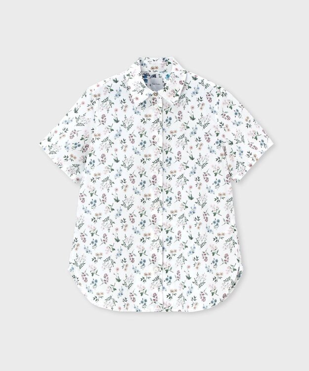 Paul Smith リバティプリント 半袖シャツ ピンク