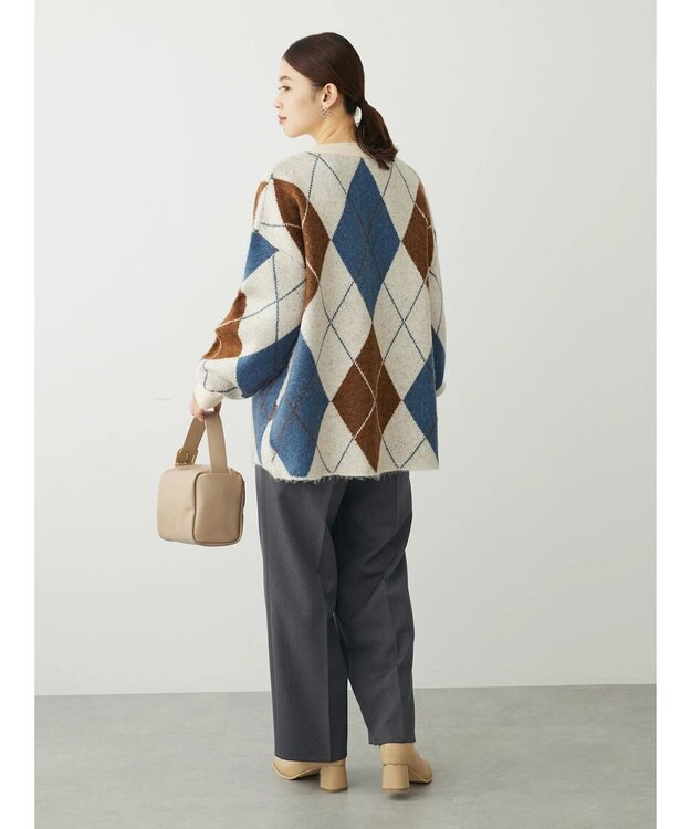 Green Parks 柄アソートニットカーディガン B