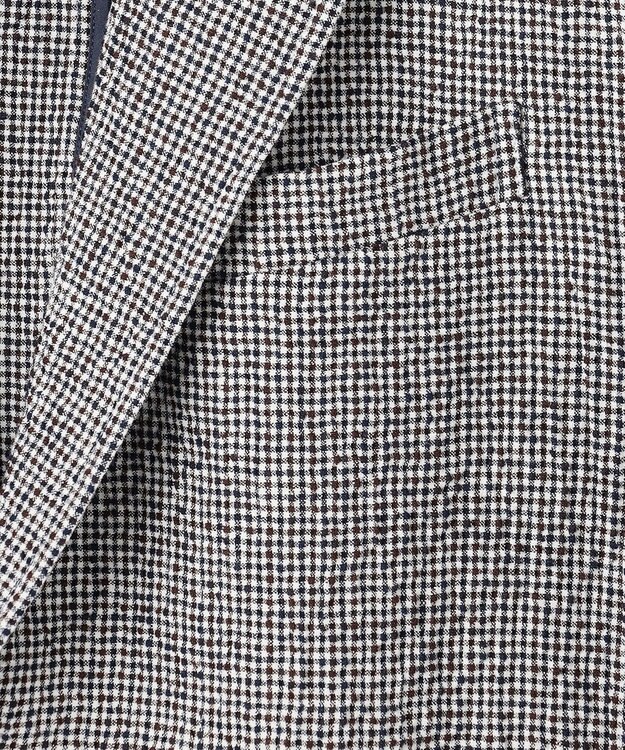 J.PRESS MEN 【SHACKET】ストレッチリネンサッカー ジャケット ブラウン系3