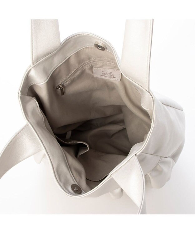 UNBILLION カシュカシュ cachecache / フリルトートバッグ シルバー