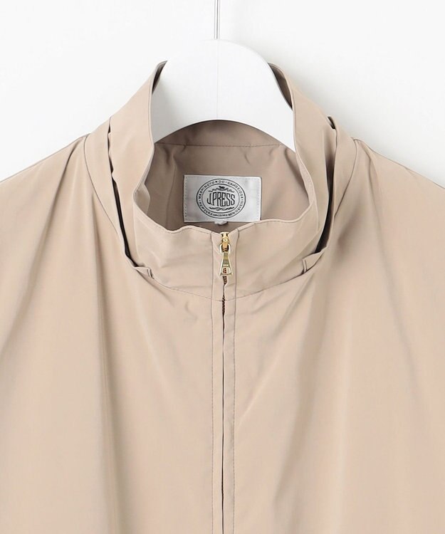 J.PRESS LADIES 【撥水・洗える】Artirosa スタンドカラー ロング丈 コート モカ系