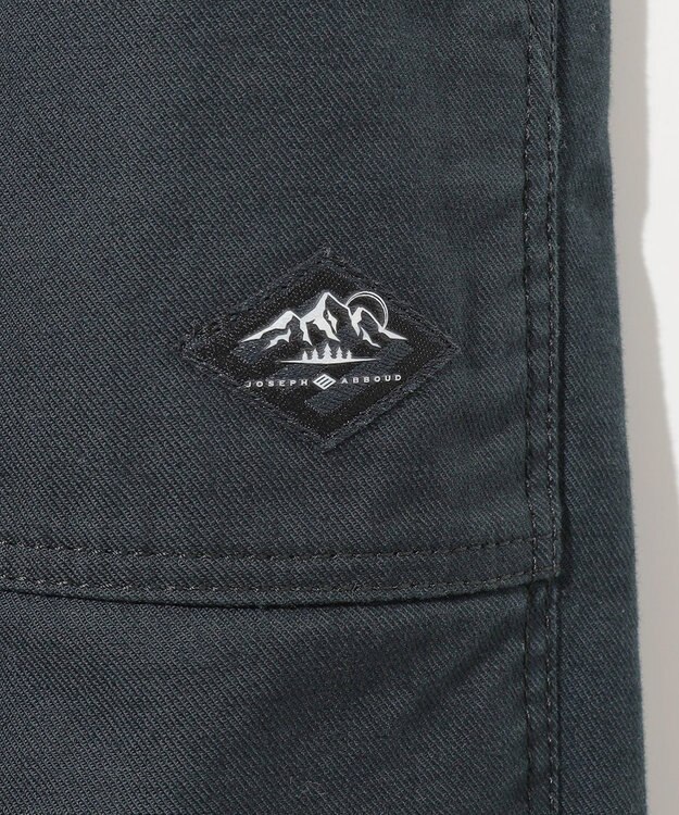 JOSEPH ABBOUD MOUNTAIN 【JAPANファブリック/ストレッチ】ビックライズストレッチ ベイカー パンツ ネイビー系
