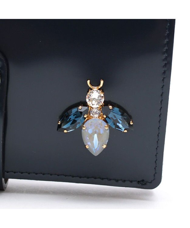 A.D.M.J. 【牛革】カルヴィ/イタリアンレザー　ザ・ビーパース ネイビー