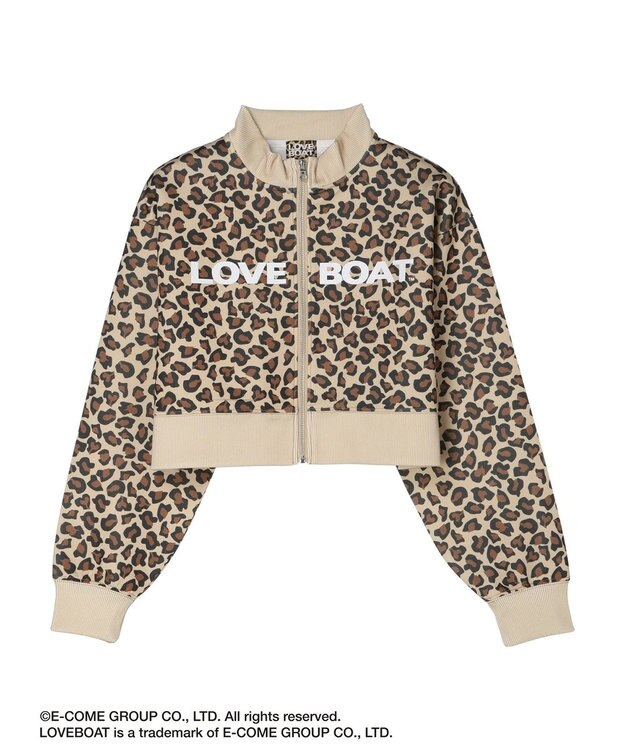 Green Parks ■別注　ＬＯＶＥ　ＢＯＡＴ　ショートトラックジャケット Leopard