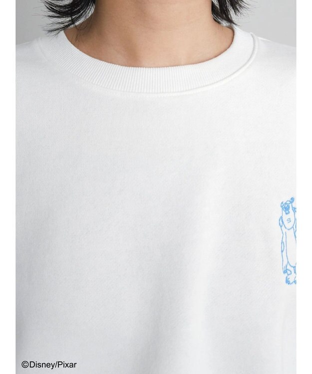 Green Parks モンスターズ・インク／ワンポイント裏毛スウェット Blue