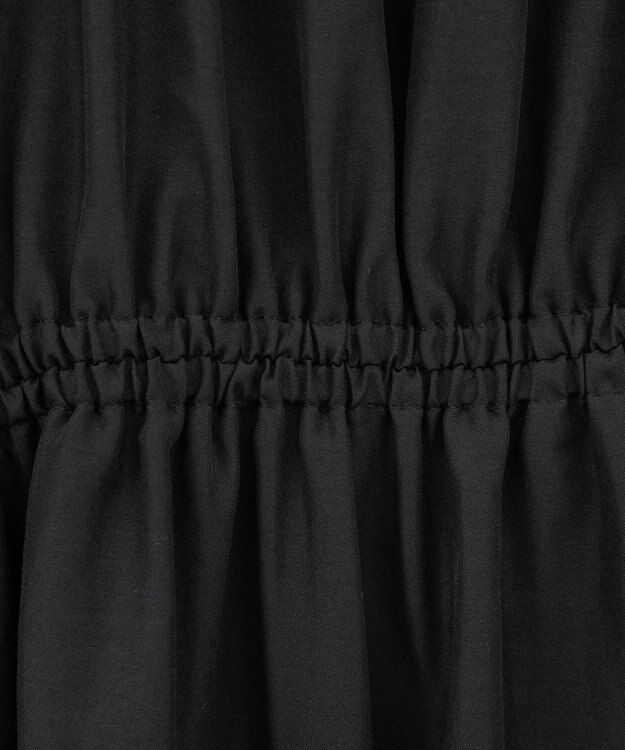 Green Parks ｅａｓｅ　ｂｌｕｅ．バックシャーリングブラウス Black