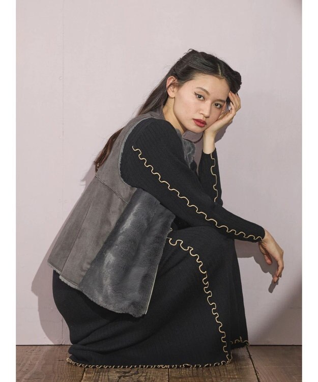 Green Parks ■ＥＳＣＡＲ　フラッフィーベスト Charcoal Gray