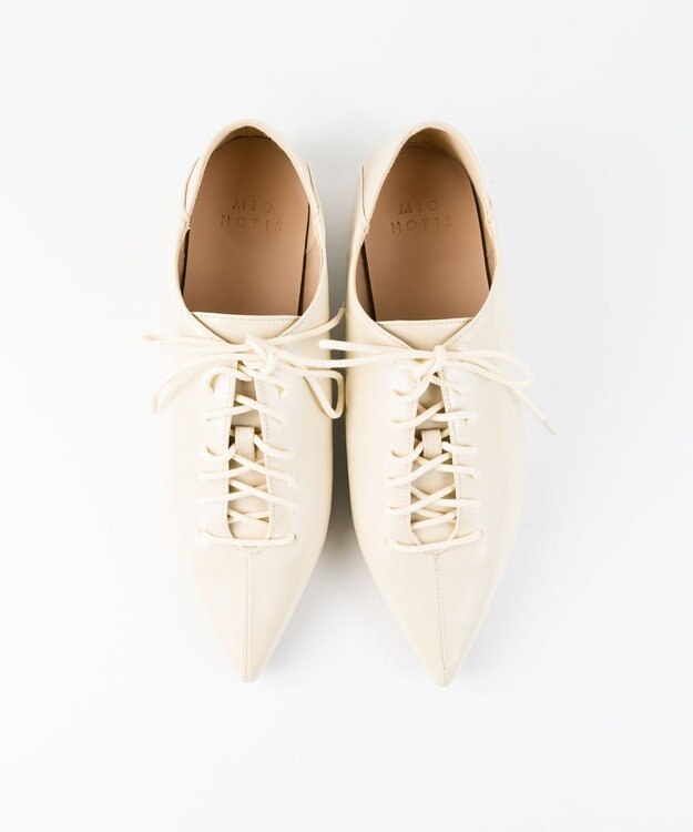 BONTRE 【MIONOTIS/ミオノティス】2WAYレースアップバブーシュ/492B エクリュ