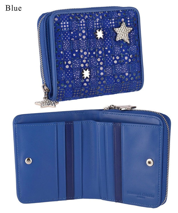 キラメッシュ ラウンドファスナー折財布 / tsumori chisato CARRY