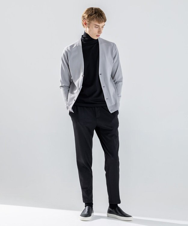JOSEPH HOMME 【ストレッチ】リュクスレーヨン　カーディガン ライトグレー系