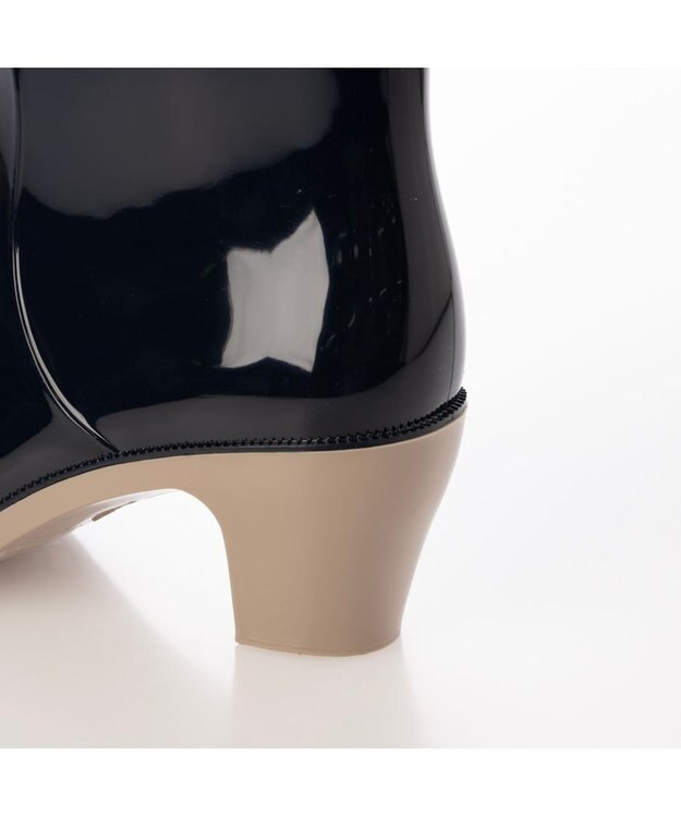 ing <Pitti>【WEB限定】バックルベルトレインショートブーツ ネイビー