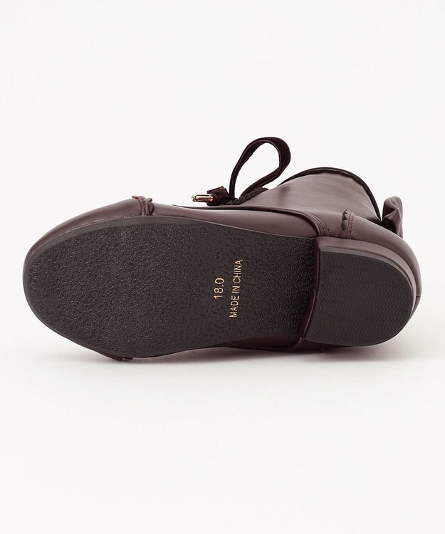 ANY KIDS 編み上げ ブーツ ブラウン