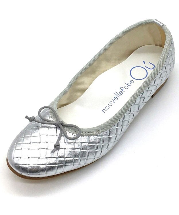 nouvelleRobe Oū サイズ追加【本革・高反発】Round ラウンドトゥ メッシュバレエシューズ SV